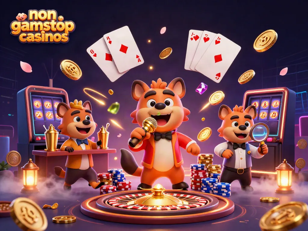 Experience non gamstop casinos with lively hyenas in a vibrant comedy casino scene.