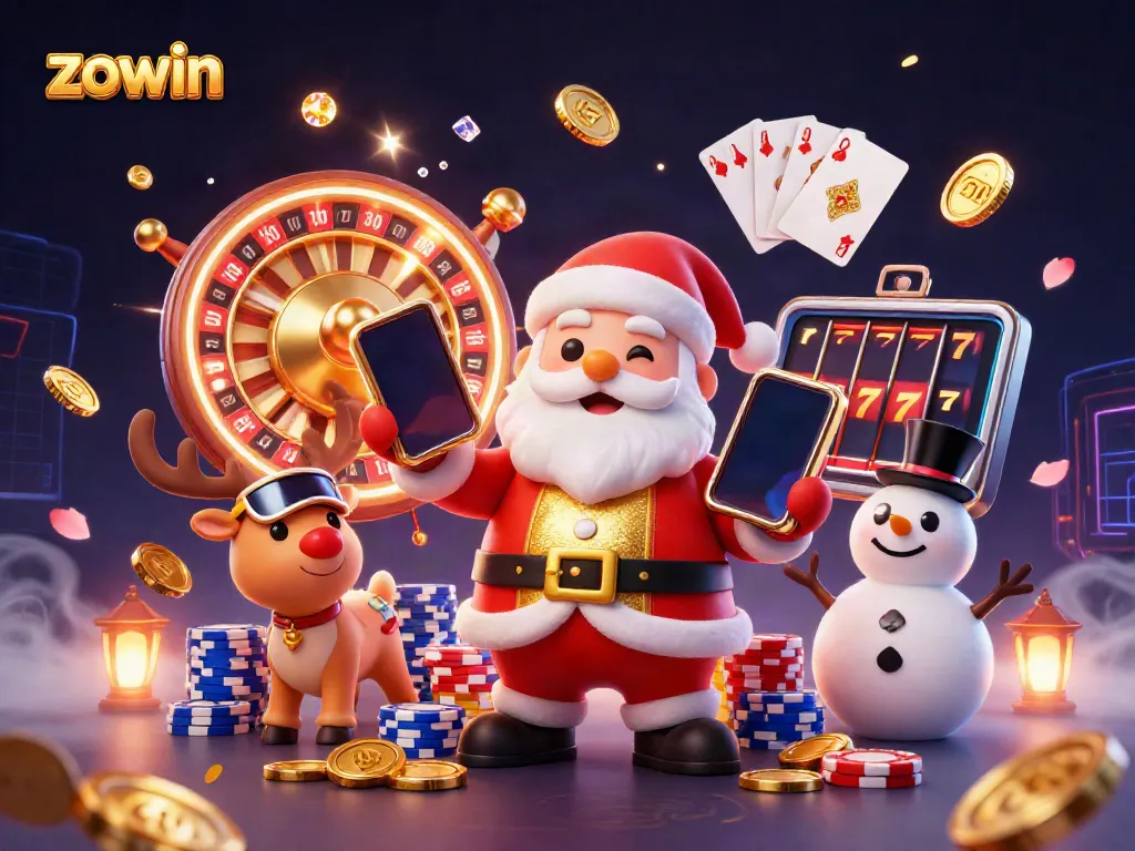 Experience the excitement of zowin in this vibrant casino scene with cartoon characters and dynamic game elements.