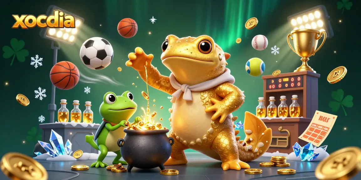 Engage in thrilling xocdia gameplay with dynamic elements, golden coins, and festive vibes.