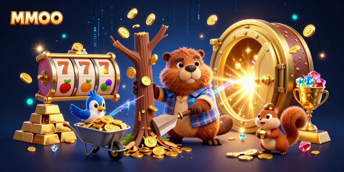 MMOO brings excitement to online gambling with golden winnings from a vibrant casino scene.