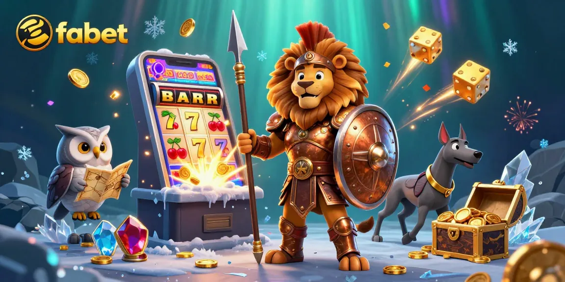Join fabet's thrilling adventure amidst jackpots, casino games, and vibrant characters.
